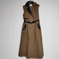 AMERI RIDERS DOCKING DRESS 02020520030 ノースリーブ ワンピース ブラウン レディース アメリ【中古】4-1228M∞