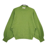 patterntorso PN-00262 モックネック コットン セーター ニット グリーン レディース パターントルソ【中古】5-0220M∞