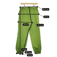 CITYSHOP DYED TAFFETA アセテート イージー パンツ グリーン レディース シティショップ【中古】5-0220M∞