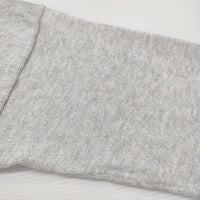 AILE par IENA シルクコットンニット ロング カーディガン ライトグレー レディース エールパーイエナ【中古】5-0309M♪