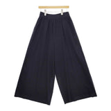 CIROI 316070009008 ワイド サイドスリット パンツ ネイビー レディース シロイ【中古】5-0220G∞