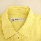 JOURNAL STANDARD LUXE 60リネンレギュラーカラー-Big-シャツ 長袖シャツ 23SS イエロー レディース ジャーナルスタンダード ラックス【中古】5-0322M∞