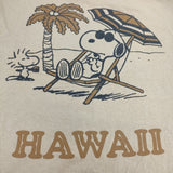 VOTE MAKE NEW CLOTHES 新品 PEANUTS スヌーピー 定価7000円 ハワイ 半袖Ｔシャツ カットソー ベージュ レディース ボートメイクニュークローズ【中古】5-0605S∞