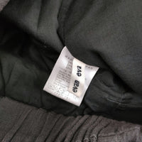 evam eva wide tuck pants E193T060 M リネンウール イージーワイドタック パンツ チャコールグレー レディース エヴァムエヴァ【中古】5-0309M♪