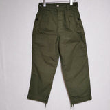 OUTIL pantalon limoges ワーク サイドベルト アジャスター パンツ カーキ レディース ウティ【中古】4-1228G∞