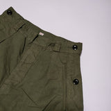 OUTIL pantalon limoges ワーク サイドベルト アジャスター パンツ カーキ レディース ウティ【中古】4-1228G∞