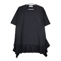 COMME des GARCONS SHIRT ラッフルディテール Tシャツ FK-T018 半袖Ｔシャツ カットソー ブラック レディース コムデギャルソンシャツ【中古】5-0702S∞