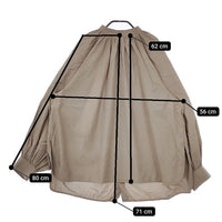 BEAUTY&YOUTH UNITED ARROWS バックボタンボリュームスリーブ ブラウス シャツ グレー レディース ビューティアンドユース【中古】5-0322M∞