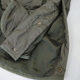 FRAMeWORK キルティングロングコート サイズ38 ノーカラー コート カーキ レディース フレームワーク【中古】4-1118T♪