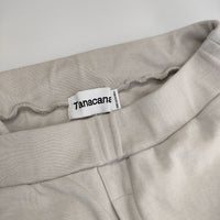 tanacana 3614-699-222 コットン イージー SC スリット パンツ アイボリー レディース タナカーナ【中古】5-0105M∞