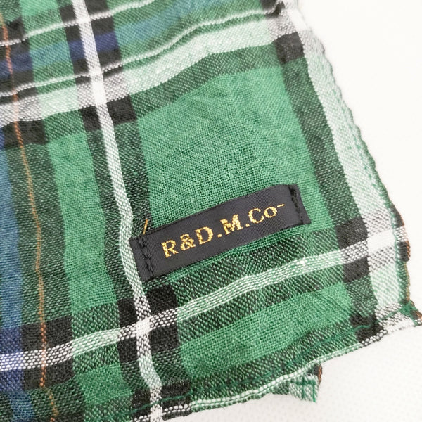 R&D.M.Co- / OLDMAN'S TAILOR TARTAN CHECK STOLE オールド