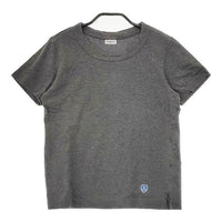ORCIVAL コットン天竺 30/クルーネック 半袖Ｔシャツ カットソー グレー レディース オーシバル/オーチバル【中古】5-0605S∞