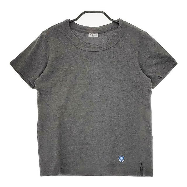 ORCIVAL コットン天竺 30/クルーネック 半袖Ｔシャツ カットソー グレー レディース オーシバル/オーチバル【中古】5-0605S∞