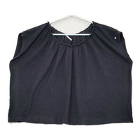 mina perhonen ps8230 fluff ガーゼ ノースリーブ Ｔシャツ カットソー ネイビー レディース ミナペルホネン【中古】5-0609S∞