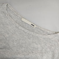 evam eva E141K003 コットン チュニック ワンピース ライトグレー レディース エヴァムエヴァ【中古】5-0303M∞