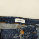 23区 PR26CA0220 074 DENIM ボーイズテーパードパンツ 大きいサイズ 50 デニムパンツ 24AW ブルー レディース 23区【中古】4-1113G♪