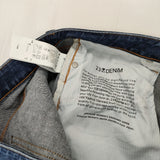 23区 PR26CA0220 074 DENIM ボーイズテーパードパンツ 大きいサイズ 50 デニムパンツ 24AW ブルー レディース 23区【中古】4-1113G♪