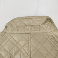 DAKS LONDON 51-282480 サイズ13ABR キルティング 中綿 シンサレート コート ベージュ レディース ダックス【中古】4-1118T♪