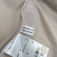 KURASHI&Trips タックボリュームトップス 903-70903703-X 半袖 ブラウス シャツ ライトピンク レディース クラシアンドトリップス/北欧、暮らしの道具店【中古】5-0529S∞