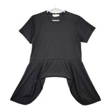 COMME des GARCONS GL-T012 デザインヘムショートスリーブカットソー 半袖Ｔシャツ カットソー 23AW AD2023 ブラック レディース コムデギャルソン【中古】5-0529S∞