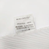 me ISSEY MIYAKE MI91AD791 プリーツ マフラー ストール ホワイト ブルー レディース ミー イッセイミヤケ【中古】4-1206G◎