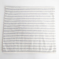 marimekko ボーダー ストール マフラー ホワイト ライトブルー レディース マリメッコ【中古】4-1206T◎