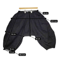 COMME des GARCONS COMME des GARCONS 総柄バルーンパンツ RG-P006 サルエルパンツ AD2020 ブラック レディース コムデギャルソン/コムコム【中古】5-0324M∞
