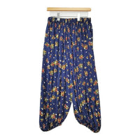 COMME des GARCONS COMME des GARCONS 花柄バルーンサルエルパンツ RI-P017 サルエルパンツ AD2021 ブルー マルチ レディース コムデギャルソン/コムコム【中古】5-0324M∞
