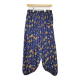 COMME des GARCONS COMME des GARCONS 花柄バルーンサルエルパンツ RI-P017 サルエルパンツ AD2021 ブルー マルチ レディース コムデギャルソン/コムコム【中古】5-0324M∞