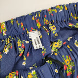 COMME des GARCONS COMME des GARCONS 花柄バルーンサルエルパンツ RI-P017 サルエルパンツ AD2021 ブルー マルチ レディース コムデギャルソン/コムコム【中古】5-0324M∞