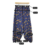 COMME des GARCONS COMME des GARCONS 花柄バルーンサルエルパンツ RI-P017 サルエルパンツ AD2021 ブルー マルチ レディース コムデギャルソン/コムコム【中古】5-0324M∞