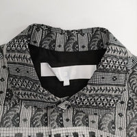 tao COMME des GARCONS 総柄シースルーブラウス TI-B017  ブラウス シャツ AD2021 グレー レディース タオ コムデギャルソン【中古】5-0324M∞