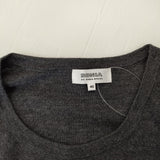 SONIA by SONIA RYKIEL 40 ウールニット ボーダー ワンピース チャコールグレー ピンク レディース ソニアバイソニアリキエル【中古】4-1116T♪