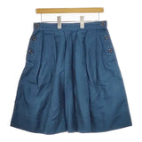 MHL. 595-132459 リネンコットン スカート ブルー レディース エムエイチエル【中古】5-0309M∞