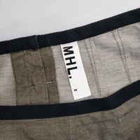 MHL. 595-232355 コットン スカート カーキ レディース エムエイチエル【中古】5-0309M∞