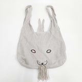 mina perhonen リネン usa bag ウサバッグ rs9584 トートバッグ アイボリー レディース ミナペルホネン【中古】5-0615M◎