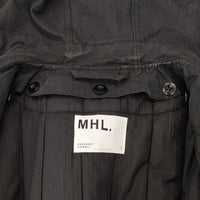 MHL. WORN COMPACT COTTON 595-9225503 サイズ1 ジャケット ブルゾン ブラック レディース エムエイチエル【中古】4-1118T♪