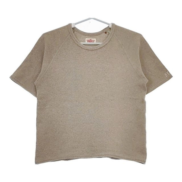 HOLLYWOOD RANCH MARKET ラグランスリーブ ストレッチ 半袖Ｔシャツ カットソー グレー レディース ハリウッドランチマーケット【中古】5-0529S∞