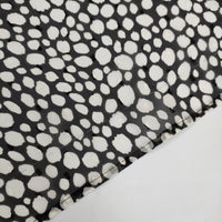 UNITED ARROWS レオパード シアードレス ワンピース ブラック ホワイト レディース ユナイテッドアローズ【中古】5-0312M∞