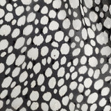 UNITED ARROWS レオパード シアードレス ワンピース ブラック ホワイト レディース ユナイテッドアローズ【中古】5-0312M∞