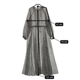 UNITED ARROWS レオパード シアードレス ワンピース ブラック ホワイト レディース ユナイテッドアローズ【中古】5-0312M∞