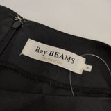 Ray Beams バックプリーツ切替ワンピース 半袖 ワンピース ブラック レディース レイビームス【中古】5-0529S∞