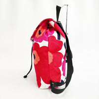 marimekko ウニッコ unikko リュック・デイパック レッド ホワイト レディース マリメッコ【中古】5-0309G∞