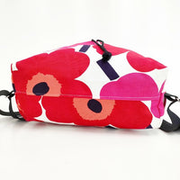 marimekko ウニッコ unikko リュック・デイパック レッド ホワイト レディース マリメッコ【中古】5-0309G∞