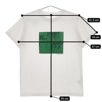 THE NORTH FACE NTW32233 S/S Bio Tee ショートスリーブバイオティー 半袖Ｔシャツ カットソー ホワイト グリーン レディース ザノースフェイス【中古】5-0529S∞