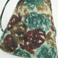 mina perhonen 未使用品 glass flower tetra pochette 定価14300円 ポシェット 24AW グリーン レディース ミナペルホネン【中古】4-1113G♪