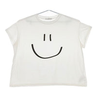 Sunday in bed LOGO TEE ロゴT  半袖Ｔシャツ カットソー ホワイト レディース サンデーインベッド【中古】5-0529S∞