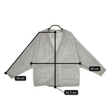 COGTHEBIGSMOKE GAIL CARDIGAN ワッフル地 カーディガン 23SS グレー レディース コグ ザ ビッグスモーク【中古】5-0104M∞