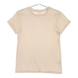 6397 コットン ペルー製 半袖Ｔシャツ カットソー ピンクベージュ レディース シックススリーナインセブン【中古】5-0529S∞