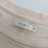 6397 コットン ペルー製 半袖Ｔシャツ カットソー ピンクベージュ レディース シックススリーナインセブン【中古】5-0529S∞